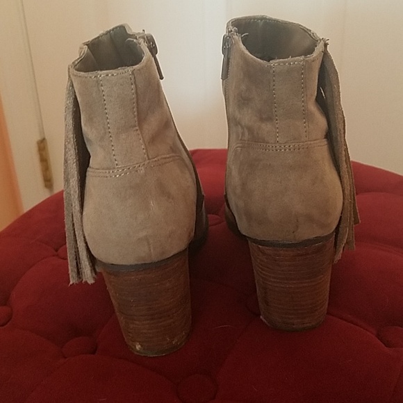 Madden Girl Frilly Suede Booties - Picture 3 of 4